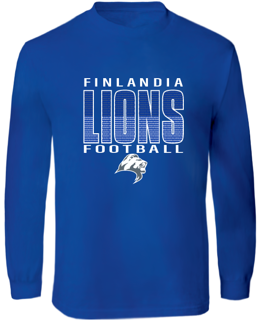 Lions Football Poly L/S Tee