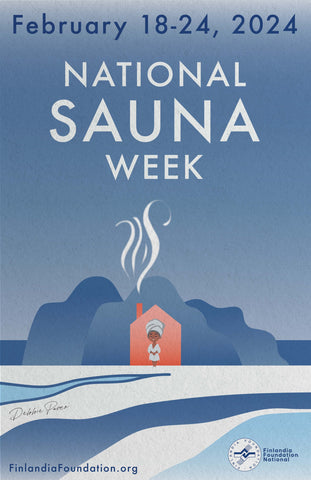 2024 National Sauna Week Poster